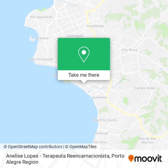 Anelise Lopes - Terapeuta Reencarnacionista map