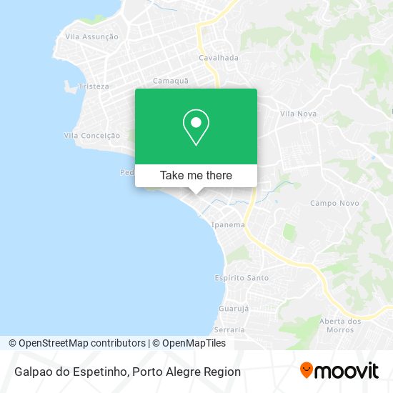 Galpao do Espetinho map