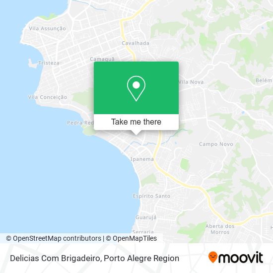 Delicias Com Brigadeiro map