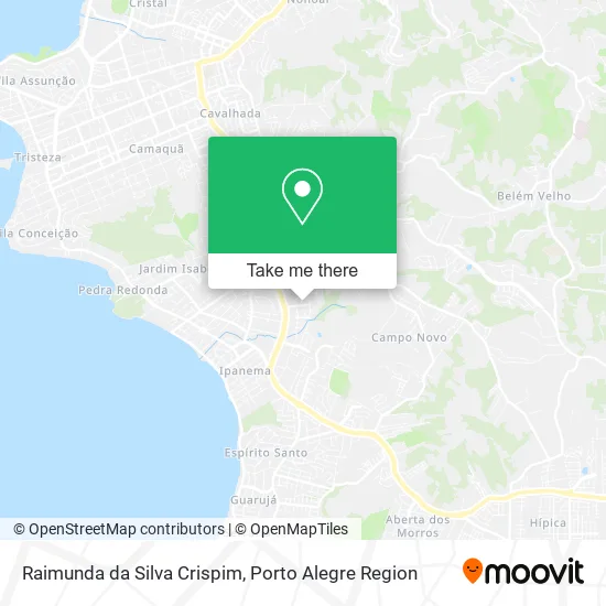 Raimunda da Silva Crispim map
