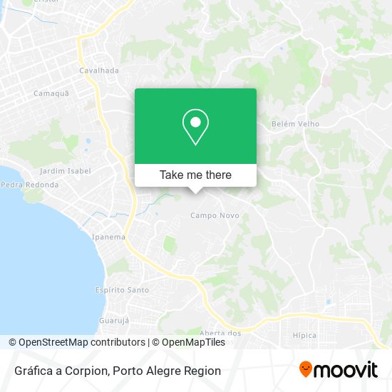 Gráfica a Corpion map