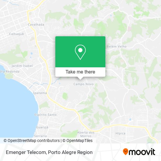 Mapa Emenger Telecom