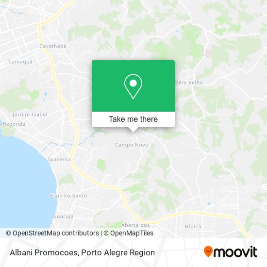 Albani Promocoes map