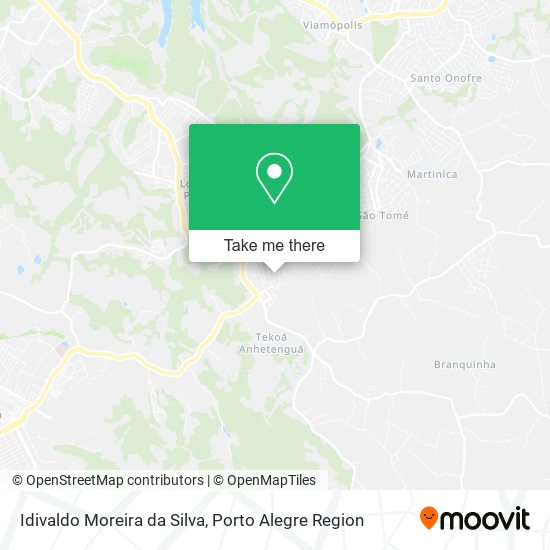 Mapa Idivaldo Moreira da Silva