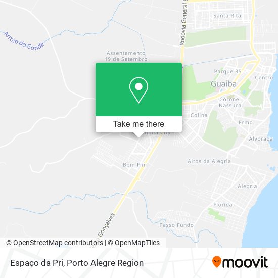 Espaço da Pri map