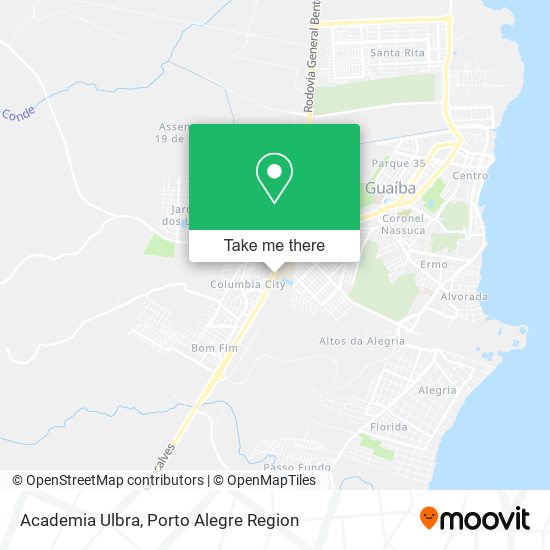 Mapa Academia Ulbra