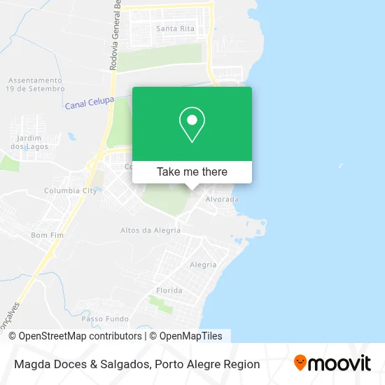 Magda Doces & Salgados map