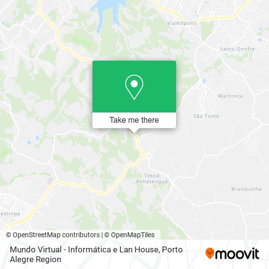 Mundo Virtual - Informática e Lan House map