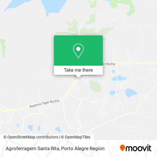 Agroferragem Santa Rita map