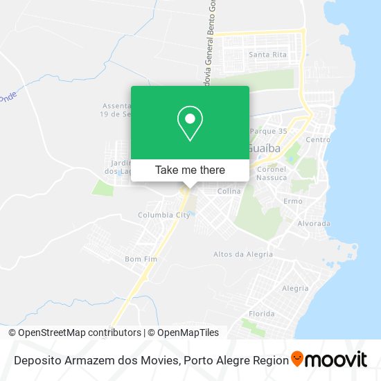 Deposito Armazem dos Movies map