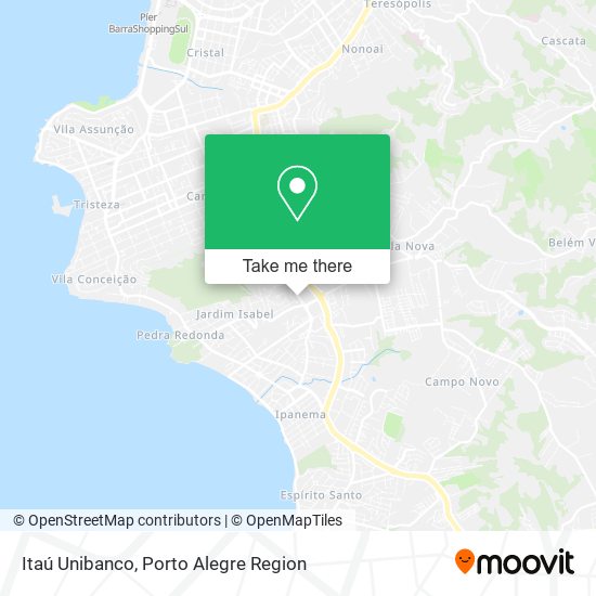 Itaú Unibanco map