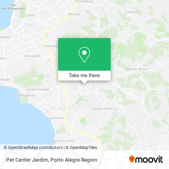 Pet Center Jardim map