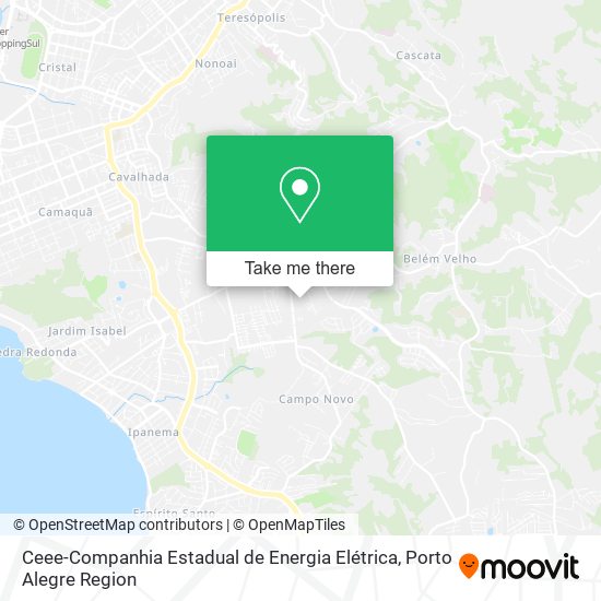 Ceee-Companhia Estadual de Energia Elétrica map