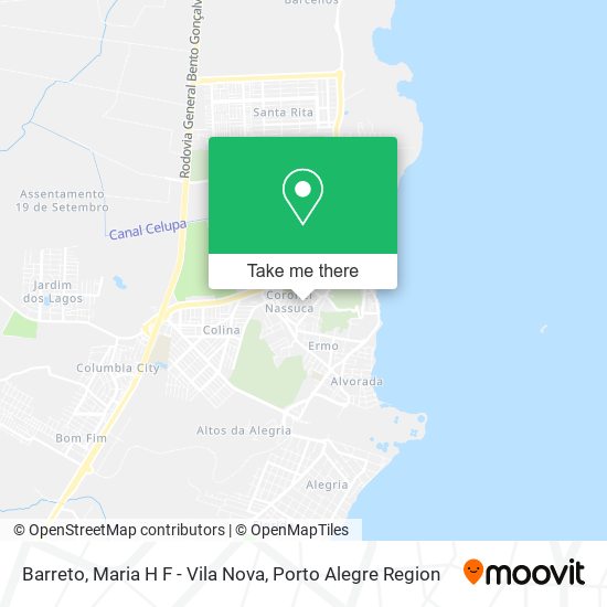 Barreto, Maria H F - Vila Nova map