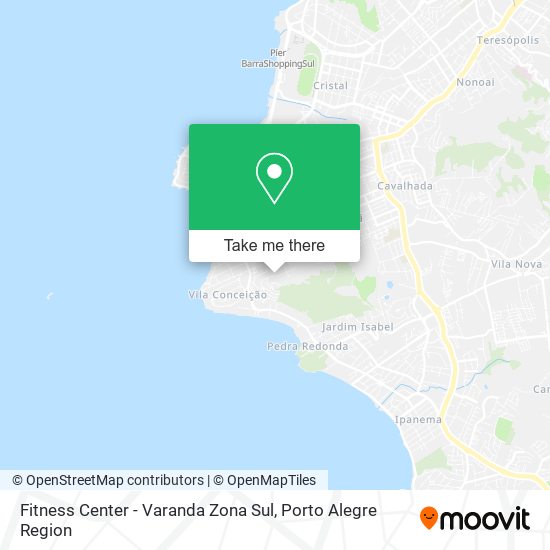 Fitness Center - Varanda Zona Sul map