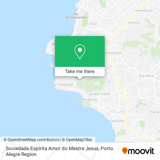 Sociedade Espírita Amor do Mestre Jesus map