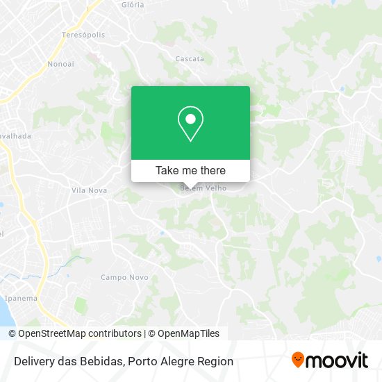 Delivery das Bebidas map