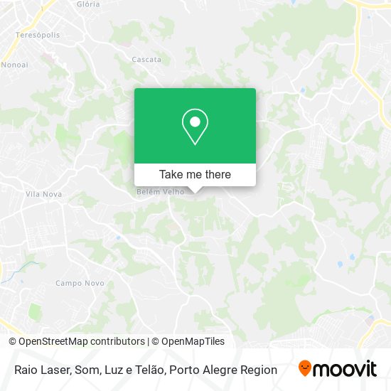 Raio Laser, Som, Luz e Telão map