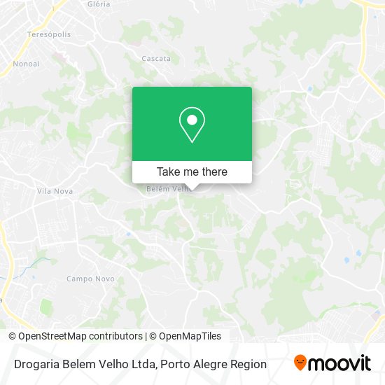 Mapa Drogaria Belem Velho Ltda