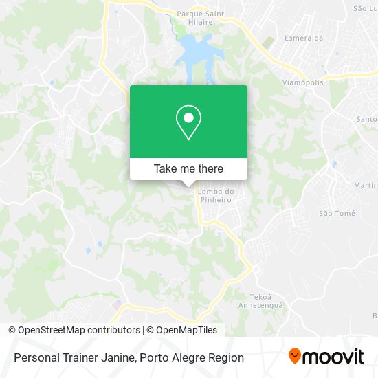 Personal Trainer Janine map