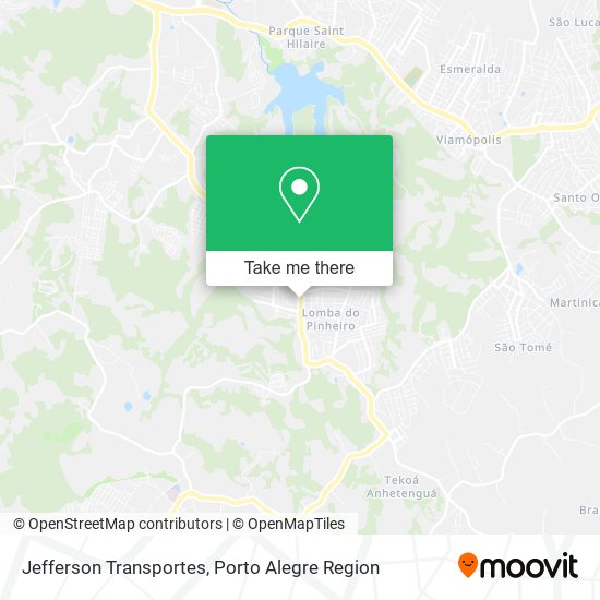 Jefferson Transportes map