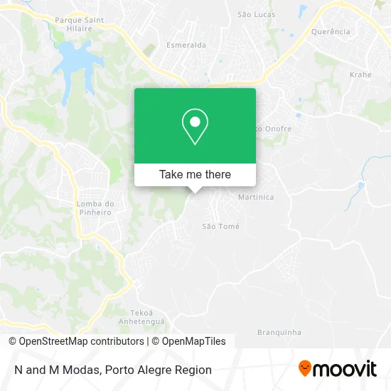 N and M Modas map