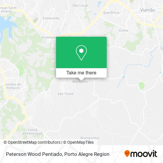 Peterson Wood Pentiado map
