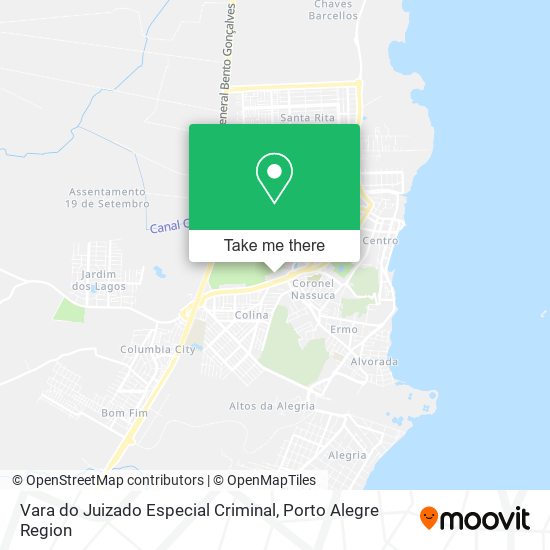 Vara do Juizado Especial Criminal map