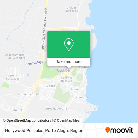 Hollywood Peliculas map