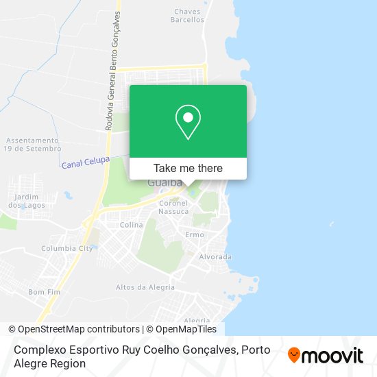 Mapa Complexo Esportivo Ruy Coelho Gonçalves