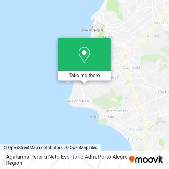 Agafarma Pereira Neto Escritorio Adm map