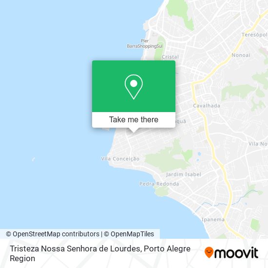 Tristeza Nossa Senhora de Lourdes map