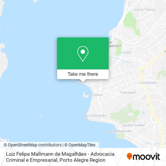 Mapa Luiz Felipe Mallmann de Magalhães - Advocacia Criminal e Empresarial