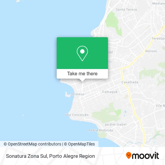 Sonatura Zona Sul map