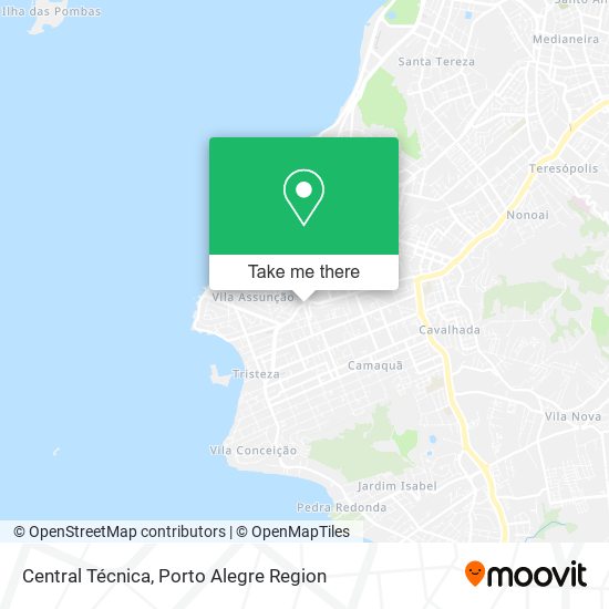 Central Técnica map