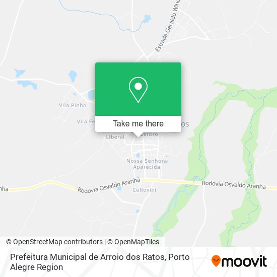 Prefeitura Municipal de Arroio dos Ratos map