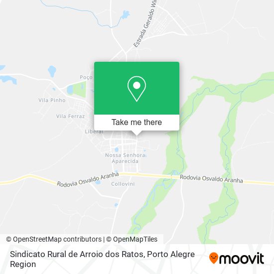 Sindicato Rural de Arroio dos Ratos map