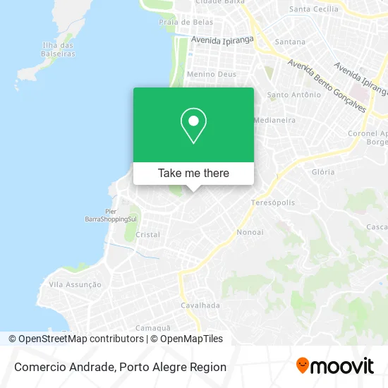 Comercio Andrade map