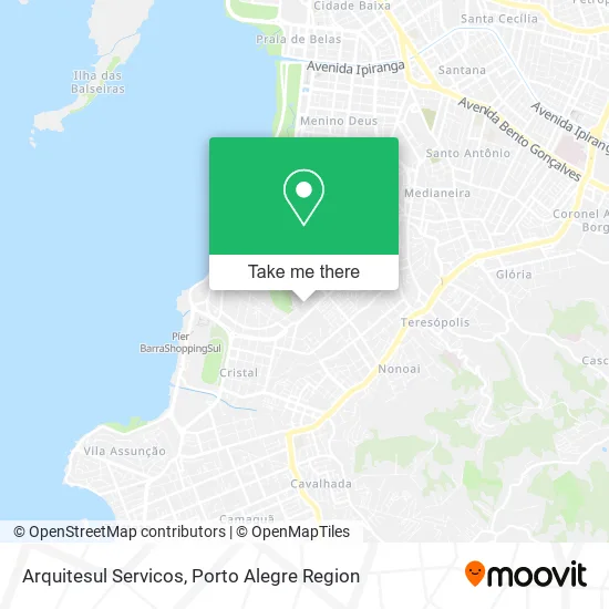 Arquitesul Servicos map