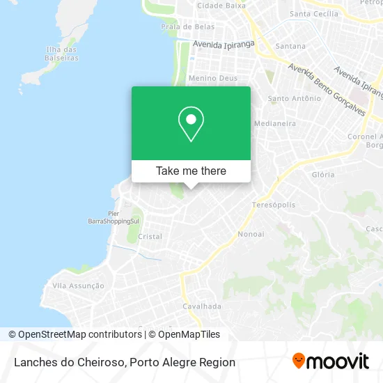 Lanches do Cheiroso map