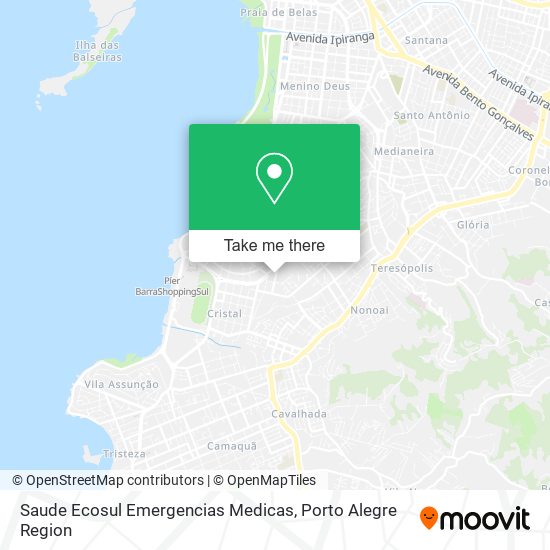 Saude Ecosul Emergencias Medicas map