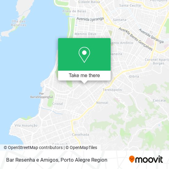 Mapa Bar Resenha e Amigos