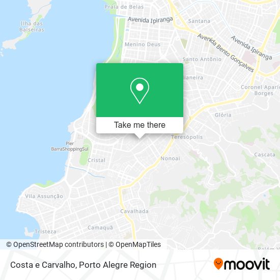 Costa e Carvalho map