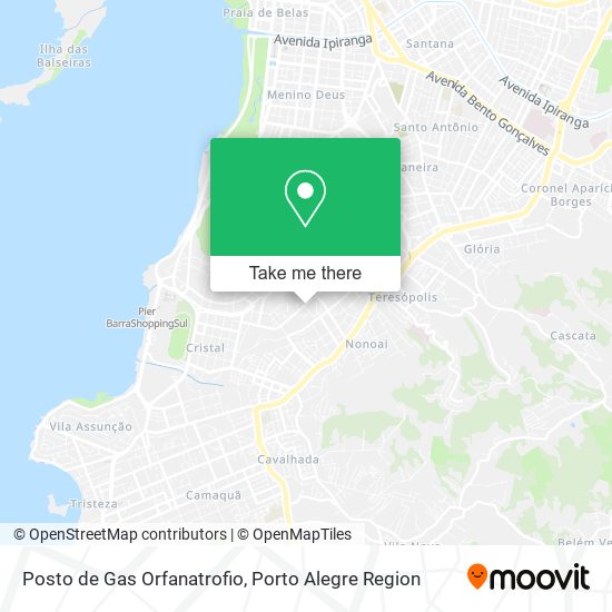 Mapa Posto de Gas Orfanatrofio