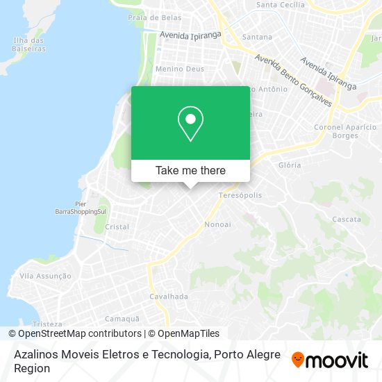 Azalinos Moveis Eletros e Tecnologia map