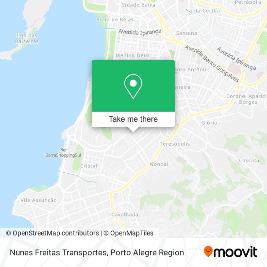 Mapa Nunes Freitas Transportes