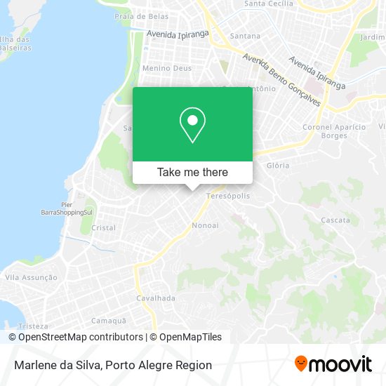 Marlene da Silva map