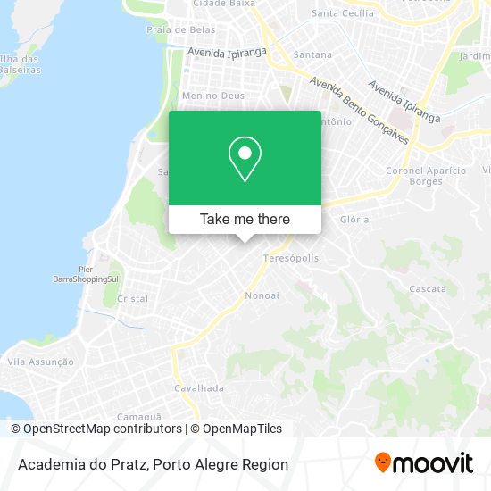 Academia do Pratz map