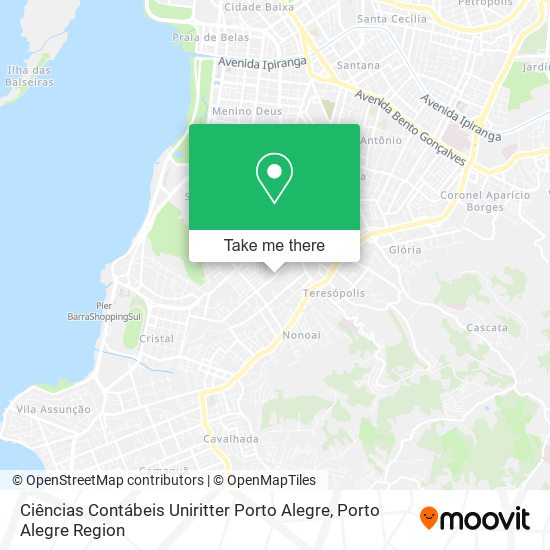 Ciências Contábeis Uniritter Porto Alegre map