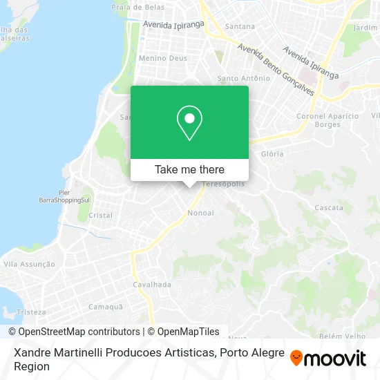 Xandre Martinelli Producoes Artisticas map